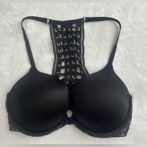 Victoria’s Secret racerback bombshell Women's Bra. EUC. Black